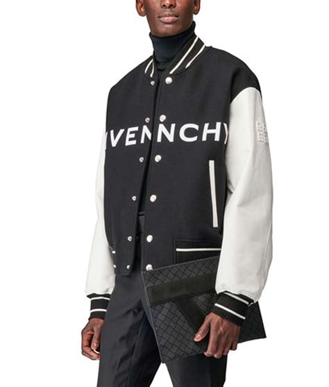 givenchy hoodie scuba varsity jacket|givenchy men's varsity jacket.